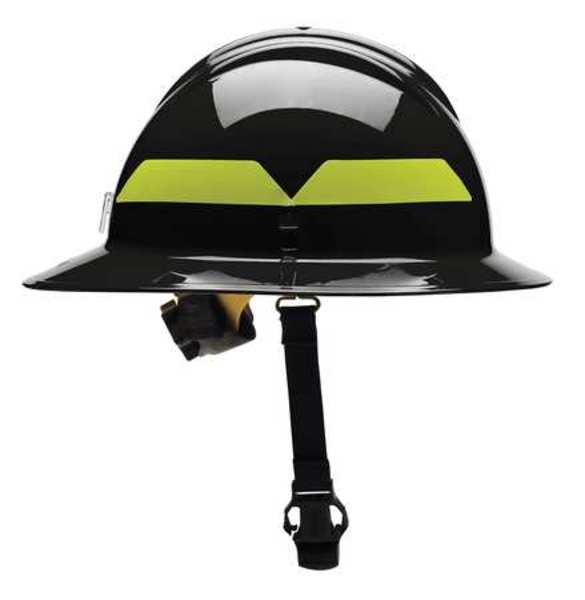 Bullard Fire Helmet, Full-Brim Style (Black)