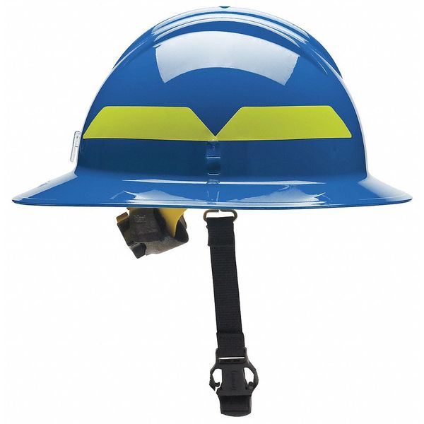 Bullard Fire Helmet, Full-Brim Style (Blue)