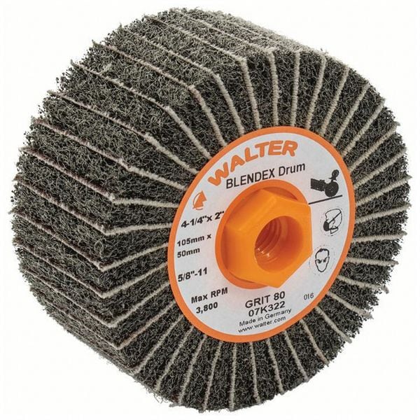 Walter Finishing Drum, Silicon Carbide, 4 1/4