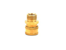 Load image into Gallery viewer, 3/8&quot; QC Brass Coupler x  M22 M 15mm Plug