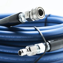 Load image into Gallery viewer, KobraJet Smooth Blue 50’ 4,000 PSI w/ SS Coupler &amp; Plug