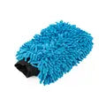 Load image into Gallery viewer, Blue Chenille Microfiber Knobby Wash Mitt with Elastic Cuff, Tagless and Lint-Free