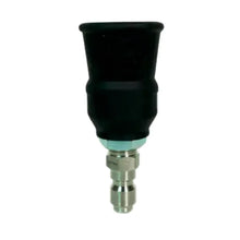 Load image into Gallery viewer, MTM Hydro Black NH35 Nozzle with Guard, Size 2.5, 40° Spray Pattern, 1/4" SS Plug - 16.7103