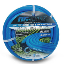Load image into Gallery viewer, AG-Lite Rubber Water Hose Assembly 5/8" x 15'