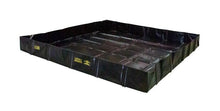Load image into Gallery viewer, 10' x 10' x 12", 748 Gallon Spill Capacity, Spill Berm with Angle Brackets, QuickBerm®, Black - 28071