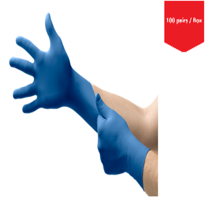 Ansell MICROFLEX® UltraSense® US-220 Blue Fully Textured Latex Gloves - 100Pr/Bx