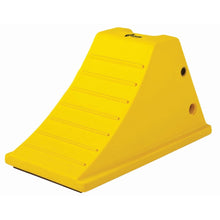 Load image into Gallery viewer, All-Terrain Heavy-Duty Wheel Chock with Flat Bottom &amp; Rubber Pad, 75 Ton Capacity, 36-46 in. Tires — image 2 of 6