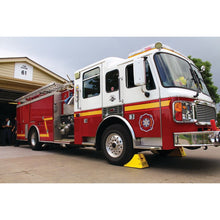 Load image into Gallery viewer, All-Terrain Heavy-Duty Wheel Chock with Rubber Pad, 75 Ton Capacity, 36-46 in. Tires — image 6 of 7