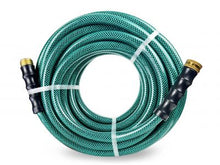 Load image into Gallery viewer, Avagard PVC Water Hose Assembly 3/4" X 15', 3/4" Male and Female GHT Fittings. 500 PSI Burst Rating. Includes Extra Washer and Bend Restrictor. 2 Pack