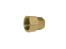 Load image into Gallery viewer, Brass Garden Hose Inlet Adapter 3/4" FGH x 1/2" Female NPT