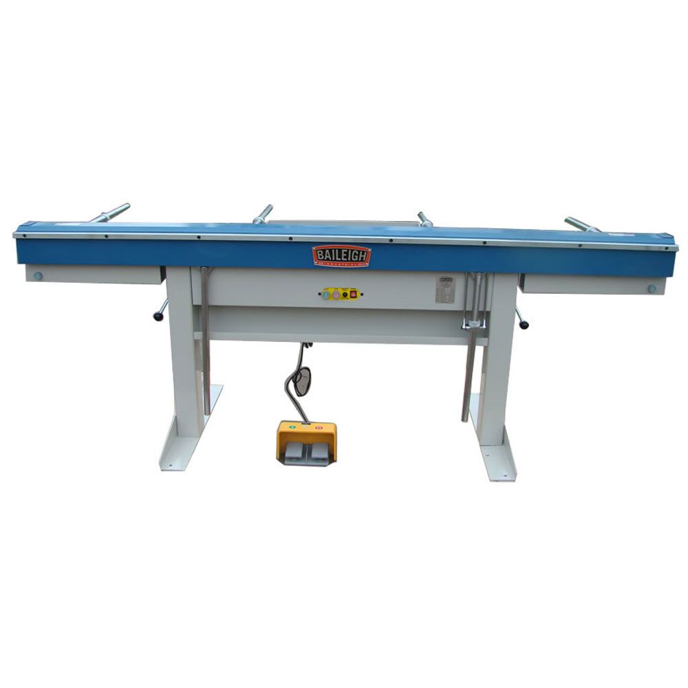 Baileigh Industrial - 220V(+/- 5%) 1 Phase Manually Operated Magnetic Sheet Metal Brake, 8' Length