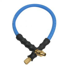 Load image into Gallery viewer, BluBird Rubber Air Hose Whip / Snubber 3/8" X 5'- 3/8" Male-NPT, 300 PSI, EPDM, 2 Pack