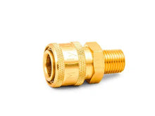 Load image into Gallery viewer, Veloci Brass Coupler 1/4&quot; MPT