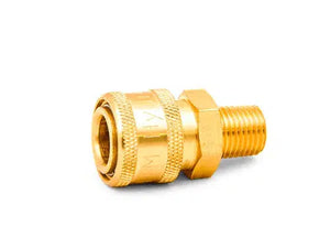 Veloci Brass Coupler 1/4" MPT