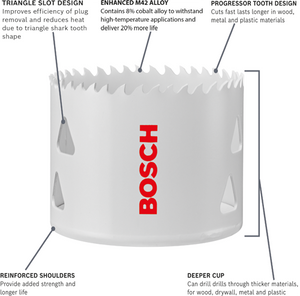 Bosch 1 In. Bi-Metal M42 Hole Saw
