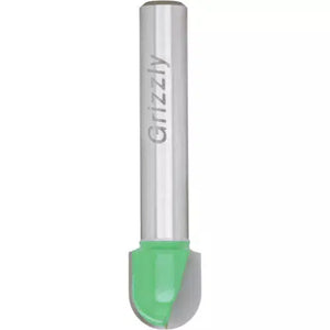 Grizzly C1055 - Roundnose Bit, 1/4" Shank, 3/8" Cutter Dia.