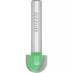 Grizzly C1056 - Roundnose Bit, 1/4" Shank, 1/2" Cutter Dia.