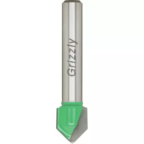 Grizzly C1204 - 90 V-Groove Bit, 1/4