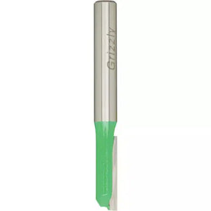 Grizzly C1463 - Single Fluted Straight Bit, 1/4" Shank, 1/4" Dia.