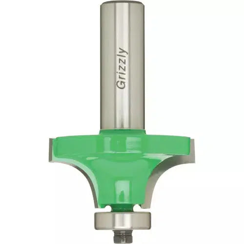 Grizzly C1502 - Round Edge Bit w/ Guide Bearing, 1/2