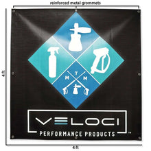 Load image into Gallery viewer, 4&#39; x 4&#39; Veloci Banner