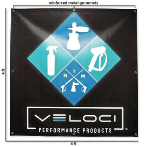 4' x 4' Veloci Banner