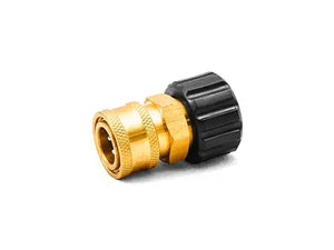 3/8" QC Brass Coupler x M22 F 14mm Twist Coupler