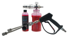 Load image into Gallery viewer, MTM Hydro HydroJet Clear Foam Cannon, Hi/Low Switch Valve Toro Twin Lances, SS QC's, and Soap - 14.7040