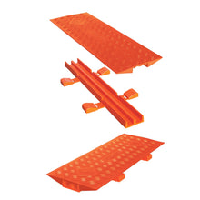 Load image into Gallery viewer, Cable Bridge for 5-Channel Guard Dog Cable Protector, Orange Top / Orange Base — image 2 of 2