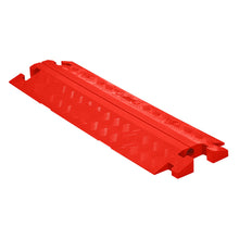 Load image into Gallery viewer, 1-Channel Split-Top Linebacker Cable Protector for 1.25" Lines, Orange — image 2 of 2