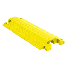 Load image into Gallery viewer, 1-Channel Drop-Over Linebacker Cable Protector for 2.25" Lines, Yellow — image 2 of 4