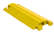 Load image into Gallery viewer, 1-Channel Split-Top Linebacker® Cable Protector for 2.25" Lines, Yellow - CP1X225-GP-Y