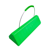 Load image into Gallery viewer, 24" Single SafeRay™ Hi Viz Commercial Aircraft Chock for Narrow and Wide Body Aircraft with Cable Handle an... — image 2 of 9