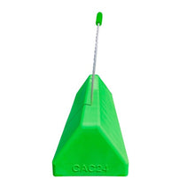 Load image into Gallery viewer, 24" Single SafeRay™ Hi Viz Commercial Aircraft Chock for Narrow and Wide Body Aircraft with Cable Handle an... — image 6 of 9