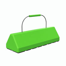Load image into Gallery viewer, 24" Single Hi Viz Commercial Aircraft Chock for Narrow and Wide Body Aircraft with Rubber Pad, Cable Handle... — image 3 of 8