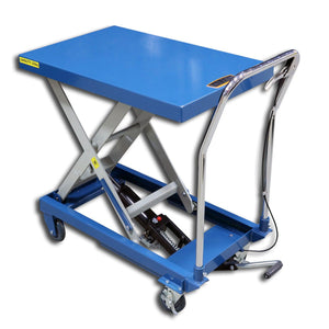 Baileigh Industrial Single Arm Hydraulic Lift Cart, 660 lb Capacity, 30" Maximum Height, Table Size 32.2" x 20.4"