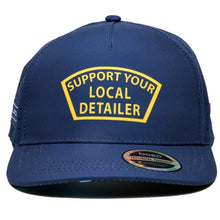 Load image into Gallery viewer, Support Your Local Detailer Trucker Hat, 5-Panel with Velcro Closure and Curved Bill