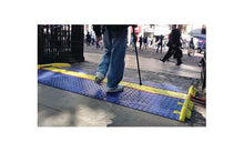 Load image into Gallery viewer, ADA Ramp Attachment Pair for CP1X125 1-Channel Linebacker® Cable Protector - CPRP-1X125-BLU