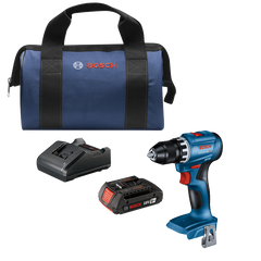 Bosch 18V Compact Brushless 1/2 In. Drill/Driver Kit with (2) 2 Ah Sta