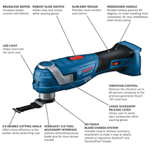 Load image into Gallery viewer, Bosch 18V Brushless StarlockPlusÂ® Oscillating Multi-Tool (Bare Tool)