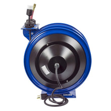 Load image into Gallery viewer, Spring Driven Air Hose &amp; Power Cord Reel 12 AWG x 50 Ft Less Cord - Coxreels C-L350L-5012L-X