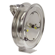 Load image into Gallery viewer, Stainless Steel Spring Driven Hose Reel 1/2 Inch x 50 Ft 2500 PSI Less Hose - Coxreels MPL-N-450-SS