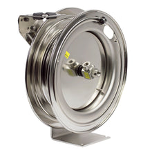 Load image into Gallery viewer, Stainless Steel Spring Driven Hose Reel 1/2 Inch x 25 Ft 300 PSI Less Hose - Coxreels P-LPL-425-SS