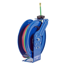 Load image into Gallery viewer, Spring Driven Dual Hose Reel 1/4 Inch x 25 Ft 200 PSI Less Hose - Coxreels P-WTL-125