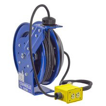 Load image into Gallery viewer, Spring Driven Power Cord Reel 10 AWG x 50 Ft - Coxreels PC17-5010-X