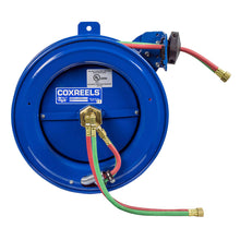 Load image into Gallery viewer, Spring Driven Dual Hose Reel 1/4 Inch x 75 Ft 200 PSI with Hose - Coxreels SG19WT-175