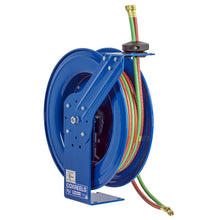 Load image into Gallery viewer, Spring Driven Dual Hose Reel 1/4 Inch x 100 Ft 200 PSI Less Hose - Coxreels SHWTL-N-1100