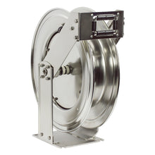 Load image into Gallery viewer, Stainless Steel Spring Driven Hose Reel 1/2 Inch x 75 Ft 300 PSI Less Hose - Coxreels TSHL-N-475-SS
