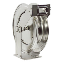 Load image into Gallery viewer, Stainless Steel Spring Driven Hose Reel 1/2 Inch x 100 Ft 3000 PSI Less Hose - Coxreels TMPL-N-4100-SS