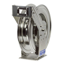 Load image into Gallery viewer, Stainless Steel Spring Driven Hose Reel 1/2 Inch x 100 Ft 3000 PSI Less Hose - Coxreels TMPL-N-4100-SS